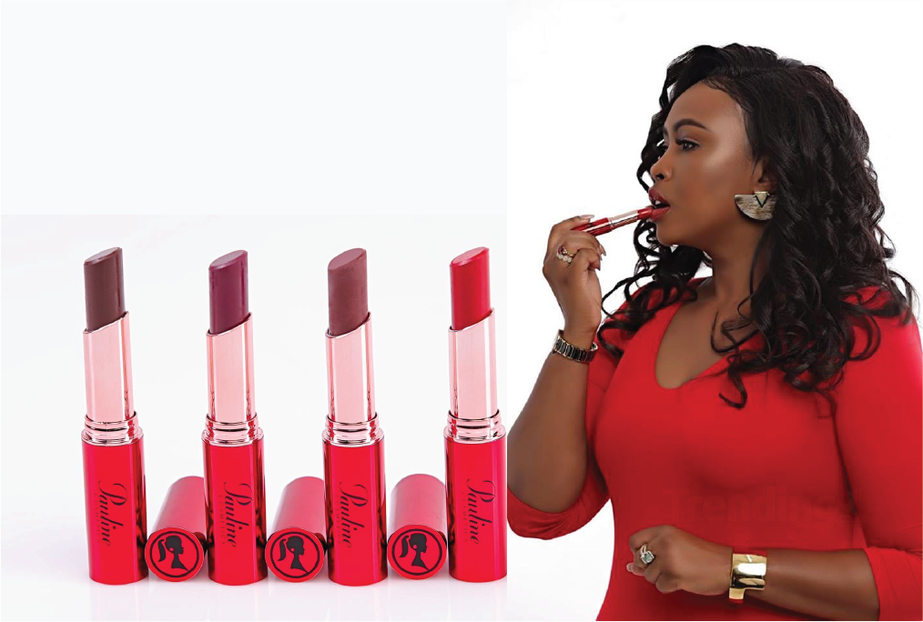 Caroline Mutoko has launched her line of lipstick